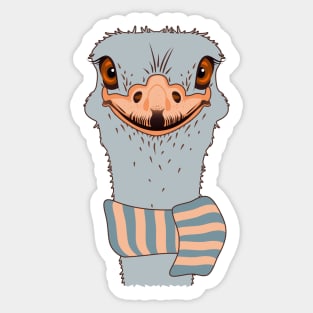 Ostrich Sticker